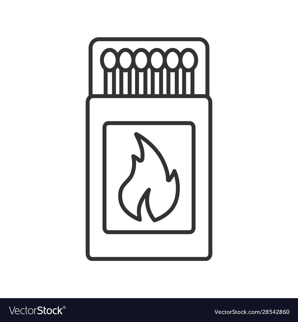 Коробок спичек раскраска