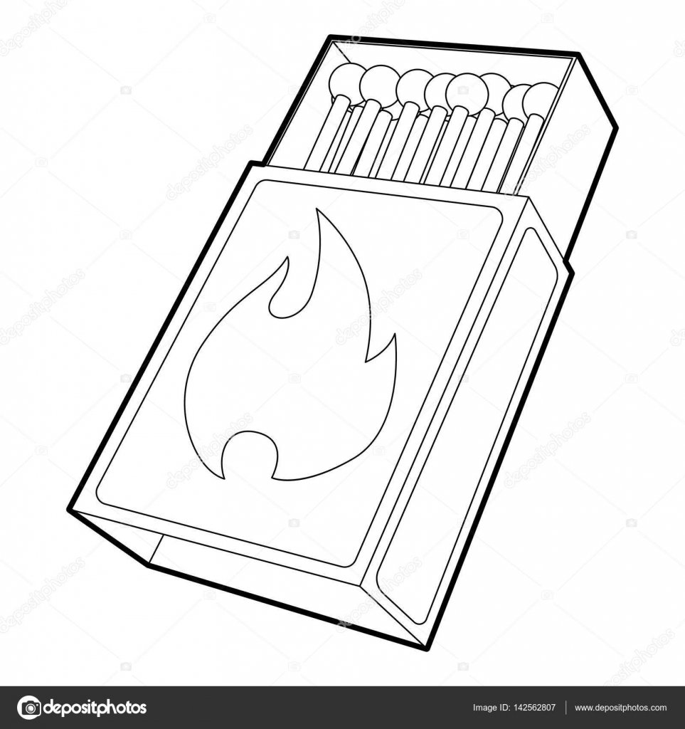 Спичка для раскрашивания