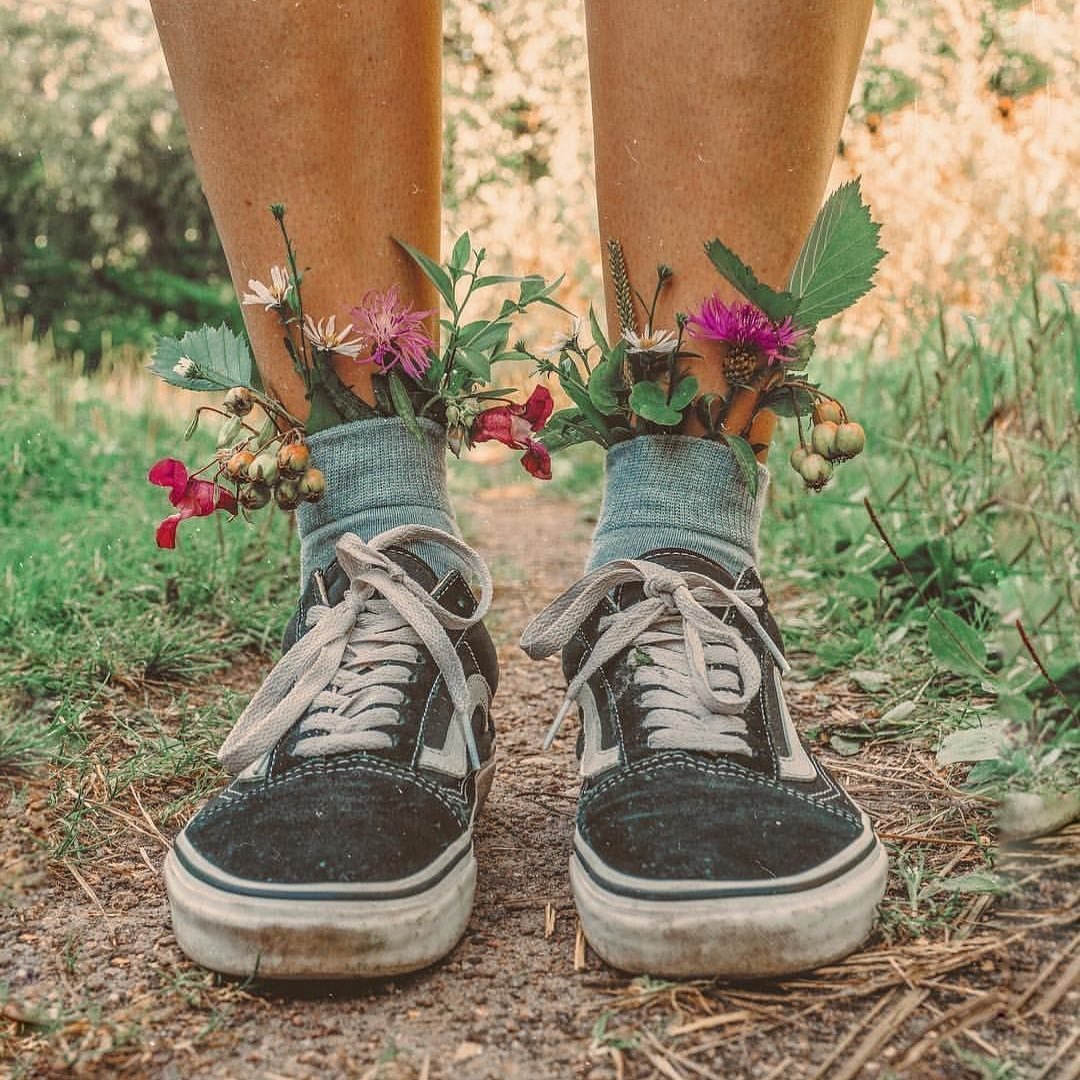 Ромашки в виде сердца