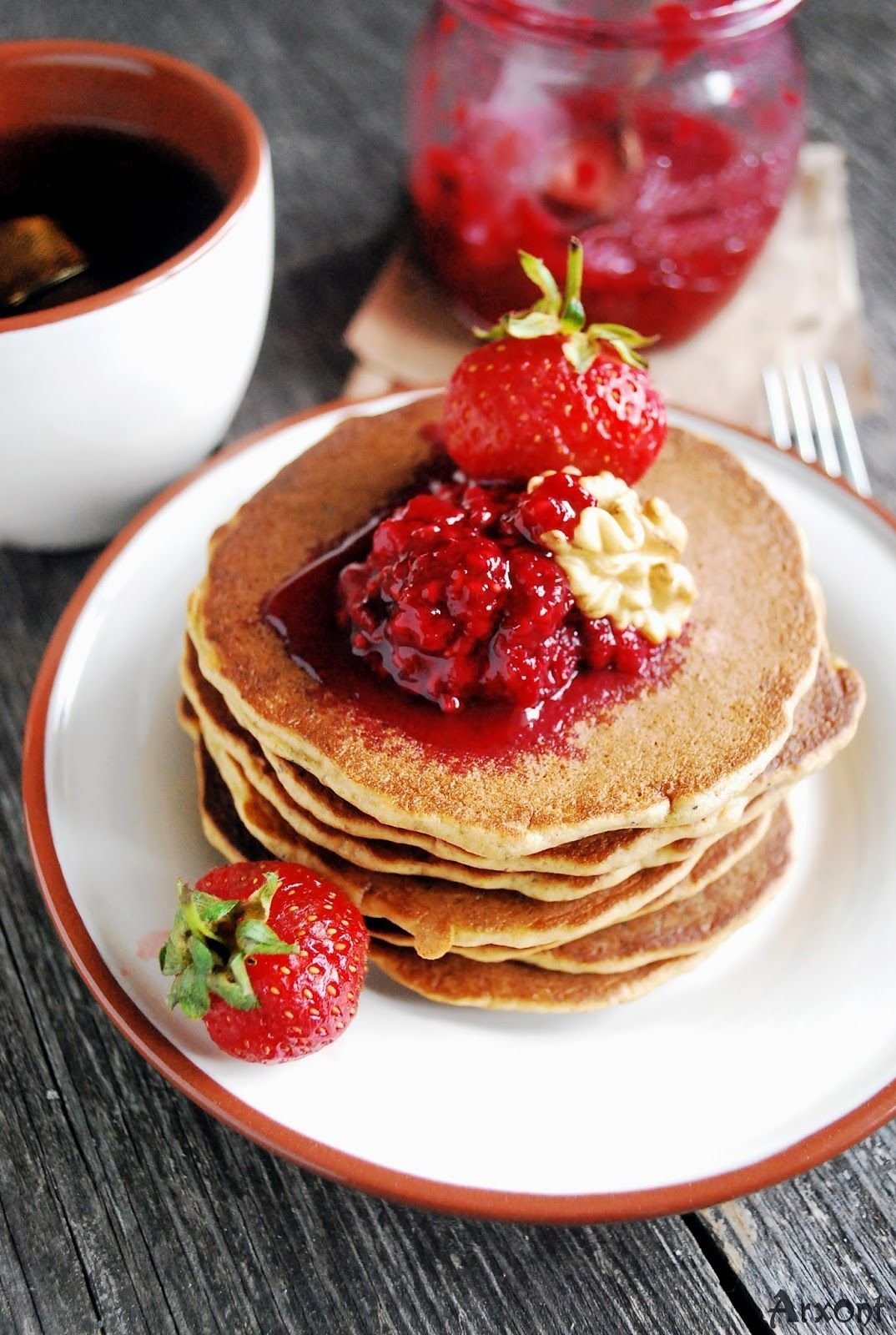 Блины с вареньем