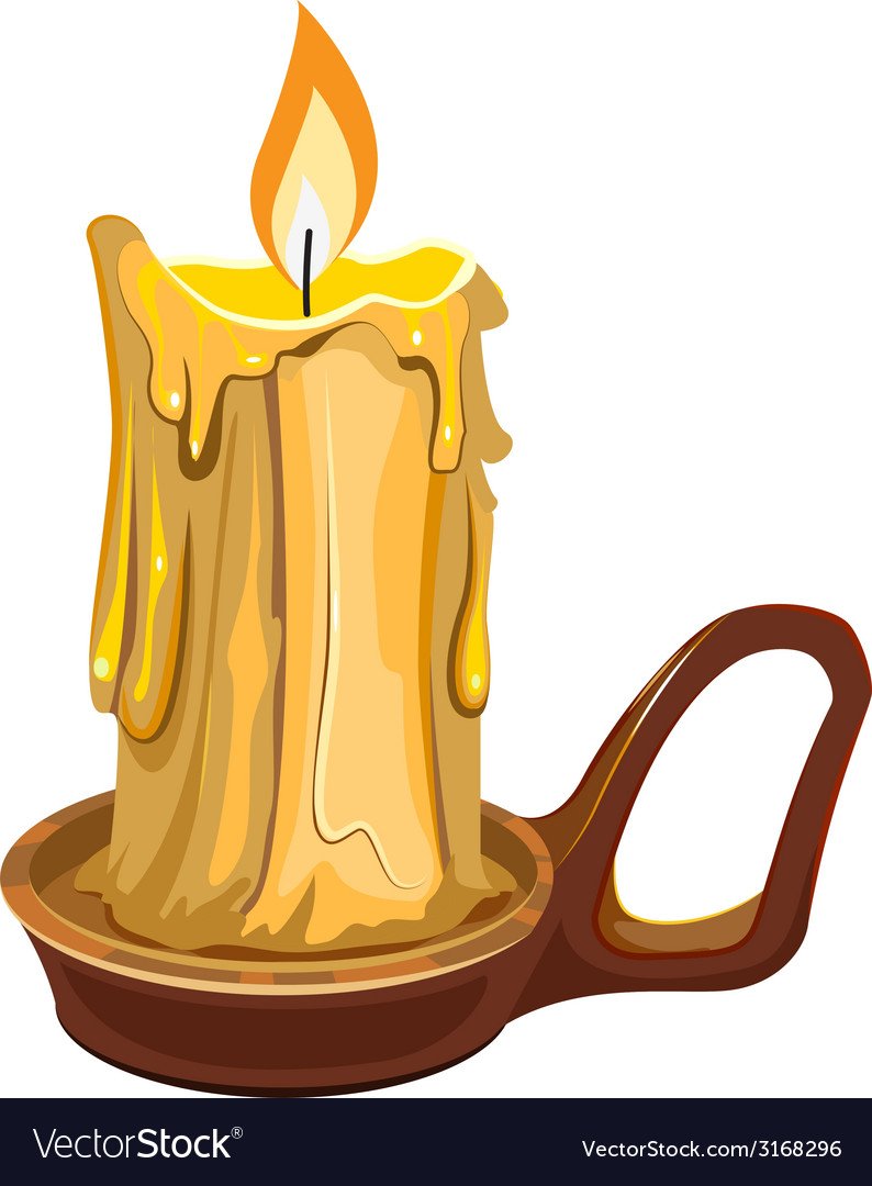 Свечка мультяшная