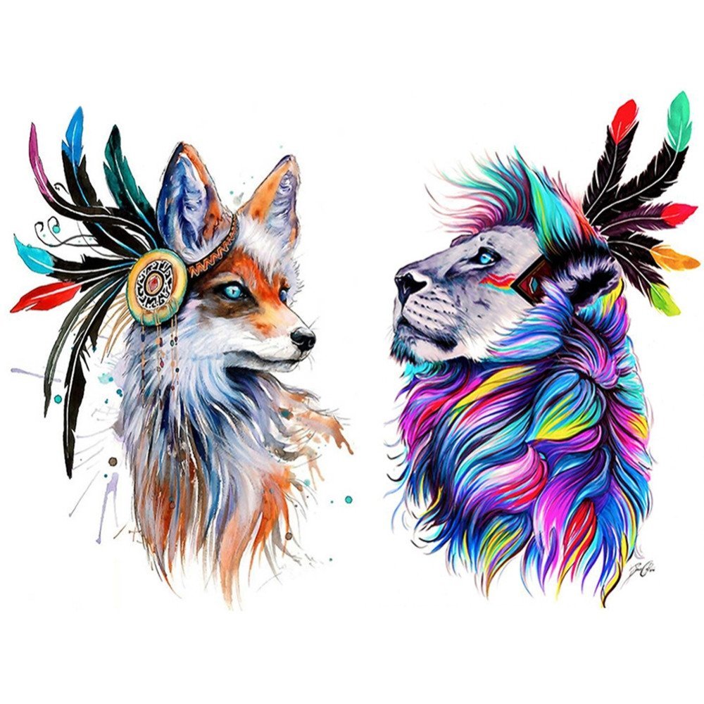 Лисичка и Лев