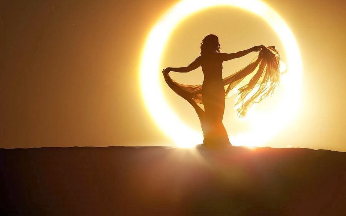 Девушка солнце