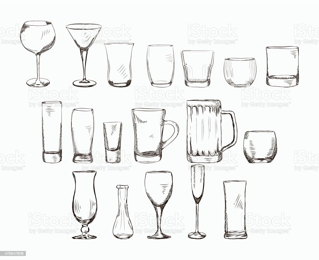 Стекло рисунок вектор