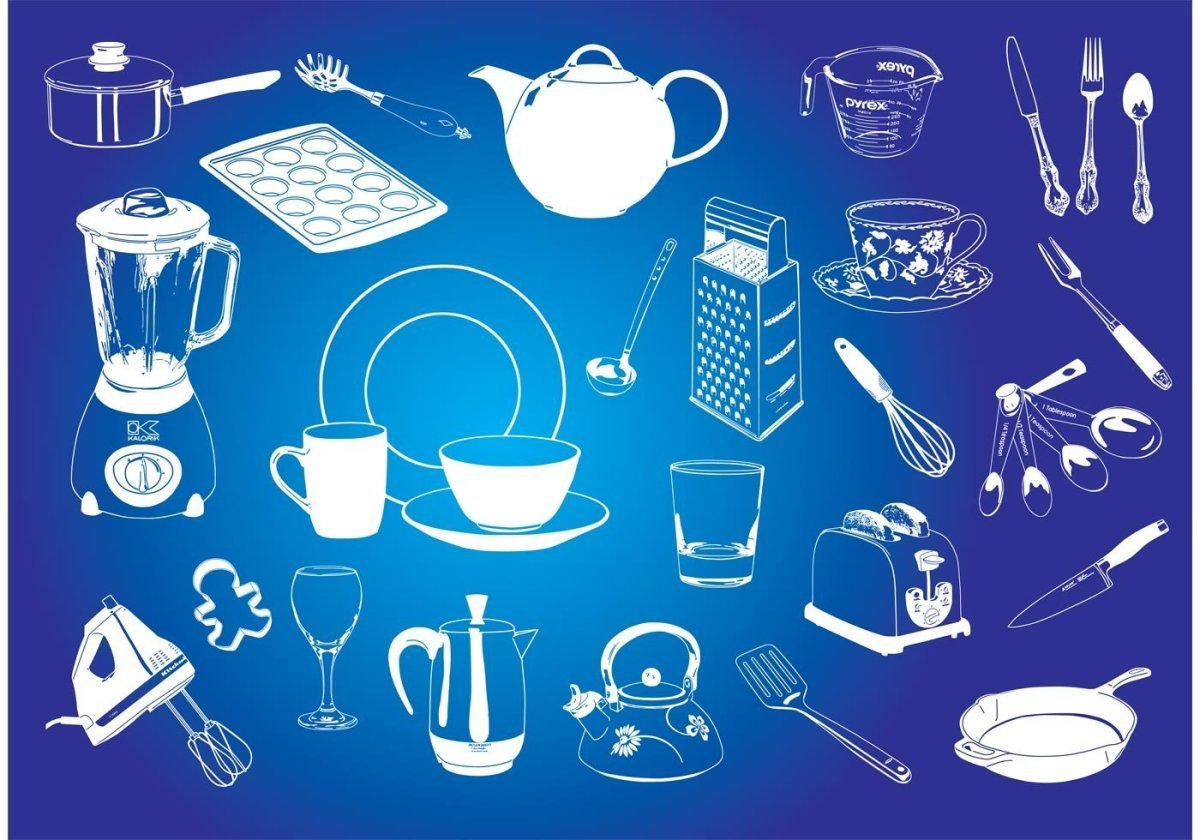 Посуда вектор