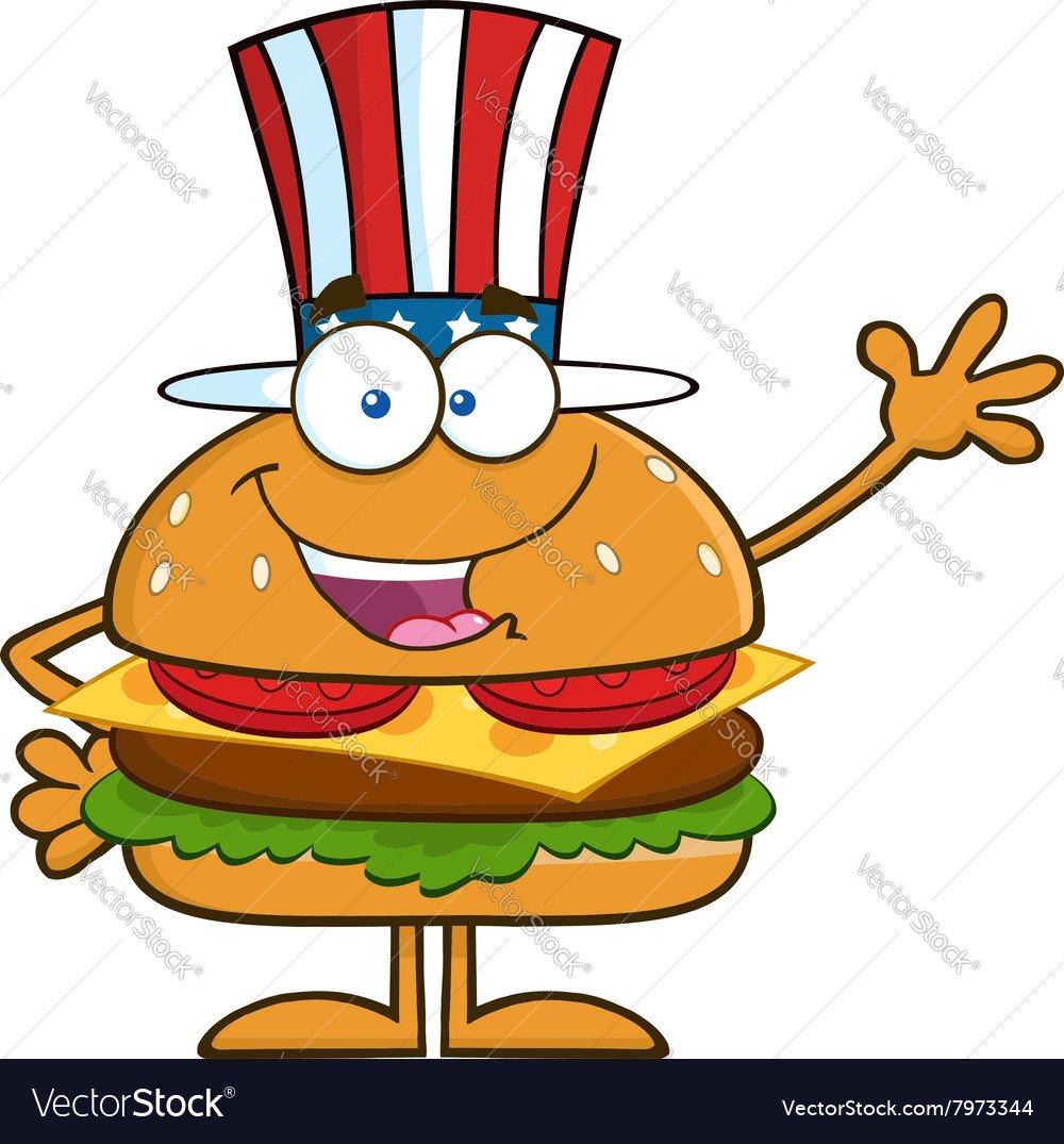 Бургер мультяшный