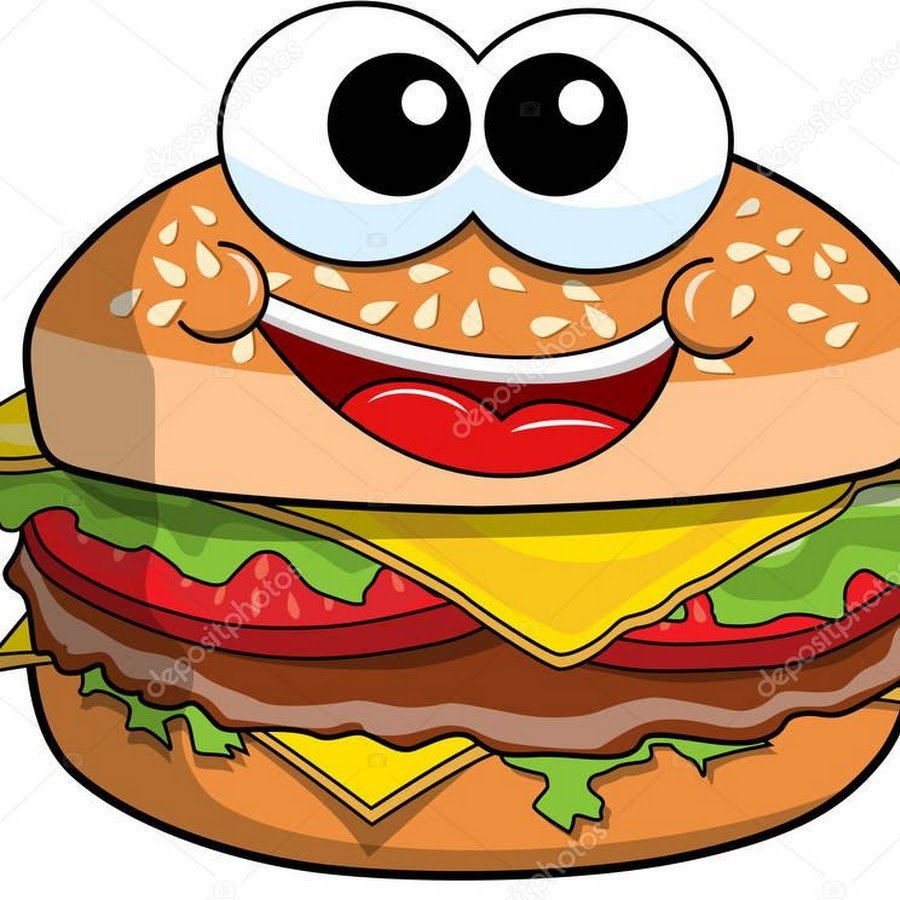Фаст фуд картинки мультяшные