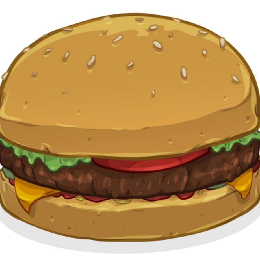 Бургеры картинки мультяшные