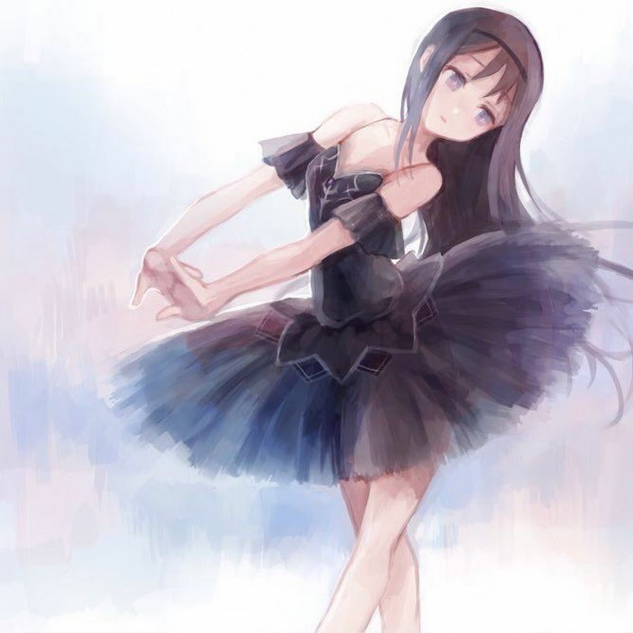 Аниме девушка балерина