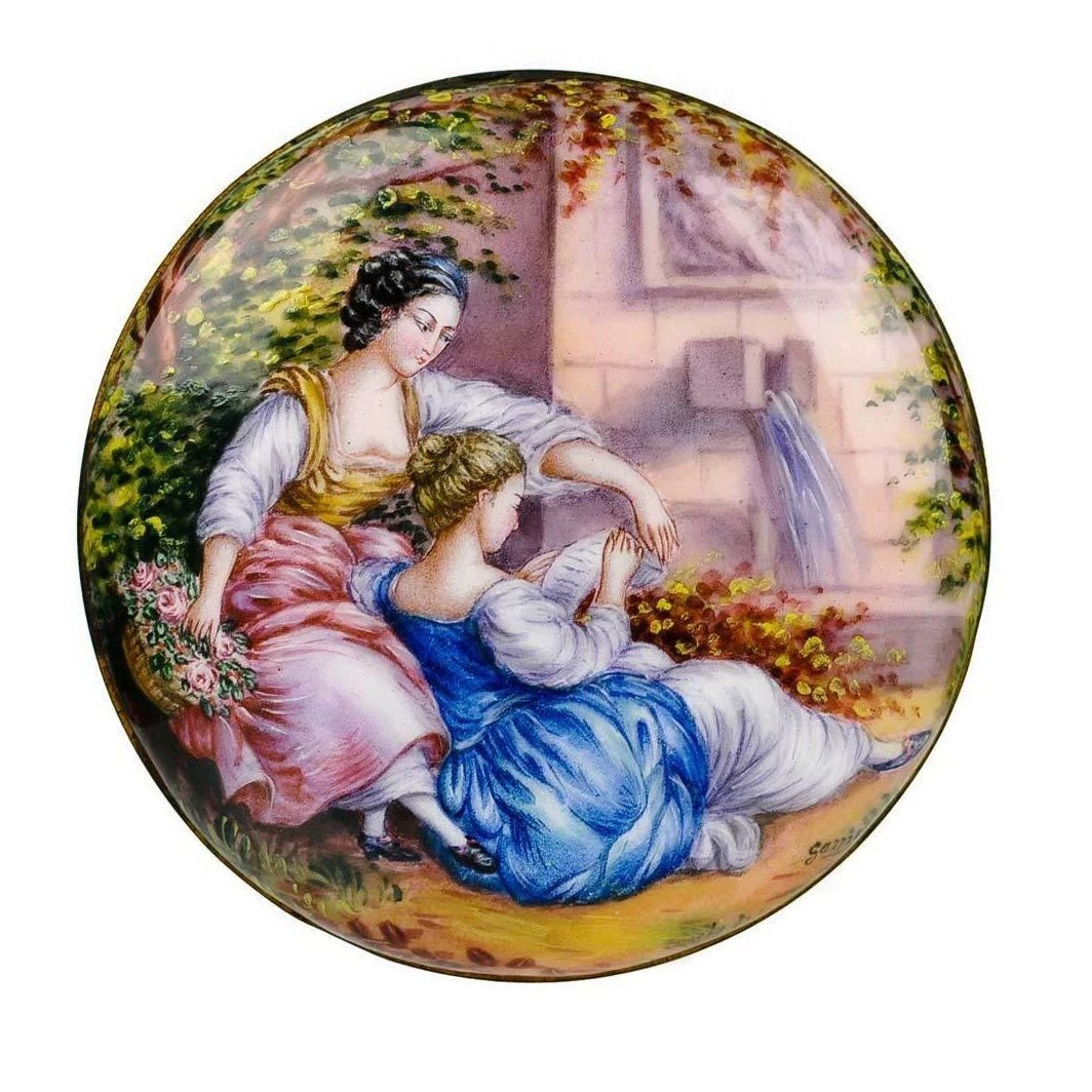 Круглые картины для декупажа