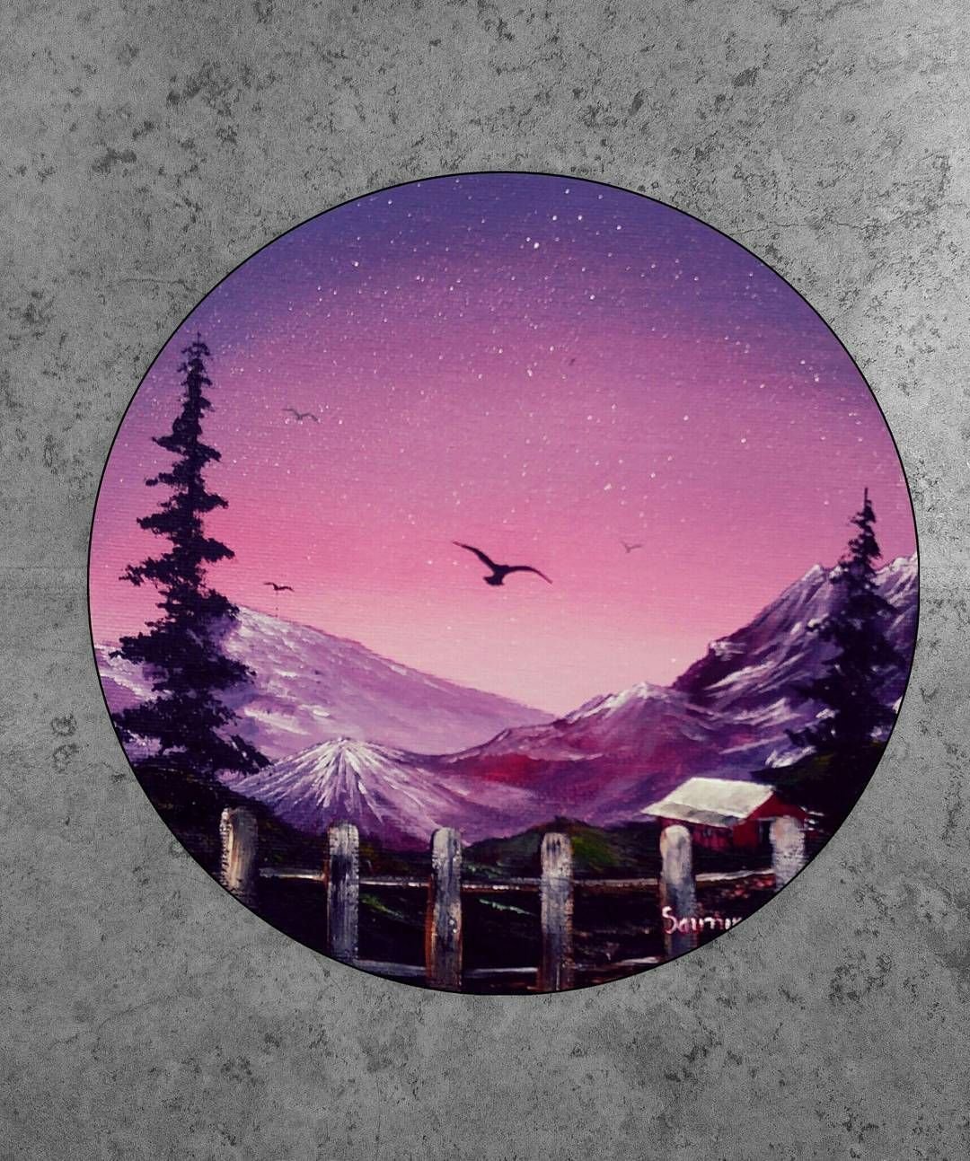 Красивые пейзажи в круге