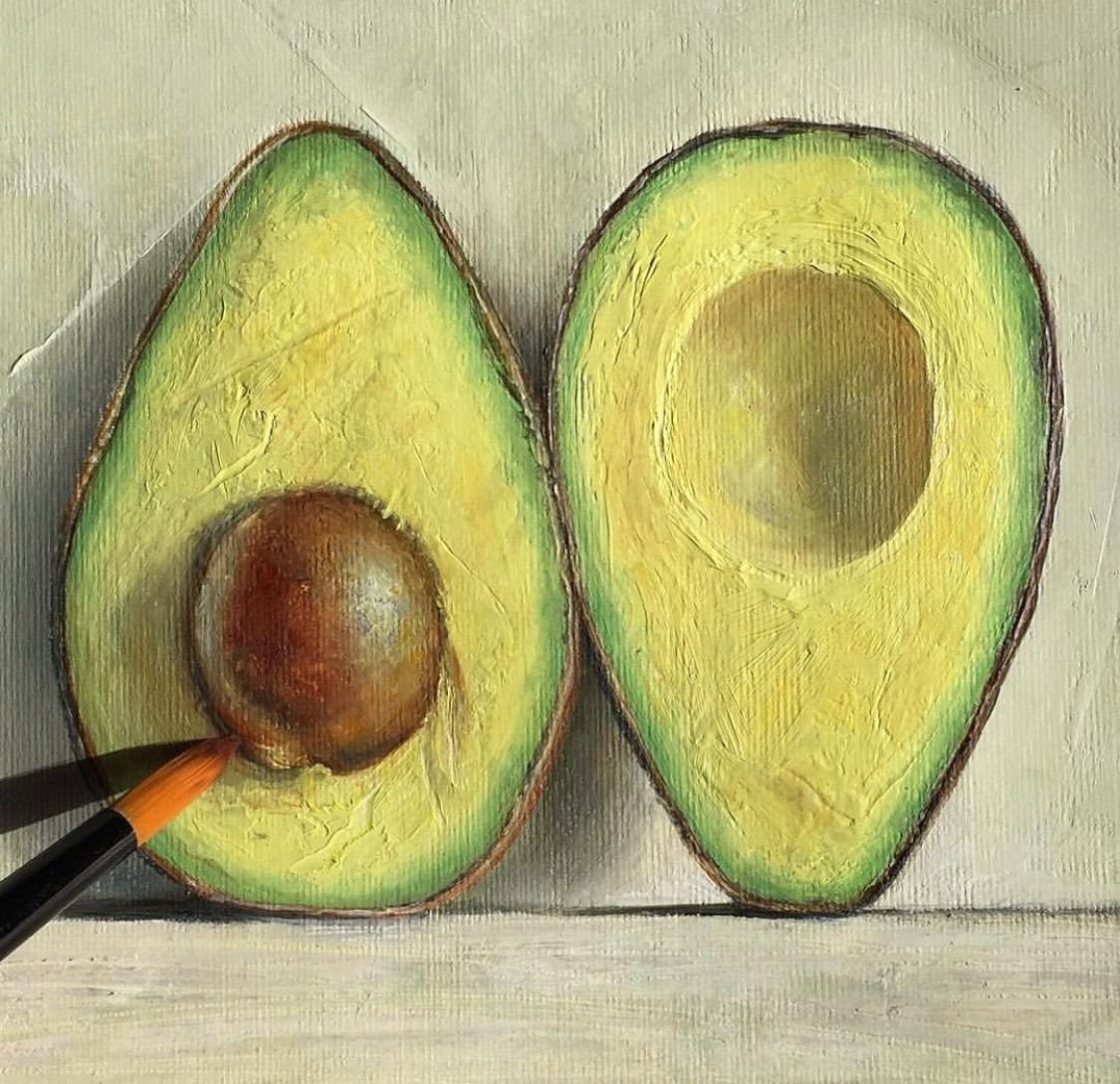 Фрукты скетчбук ананас