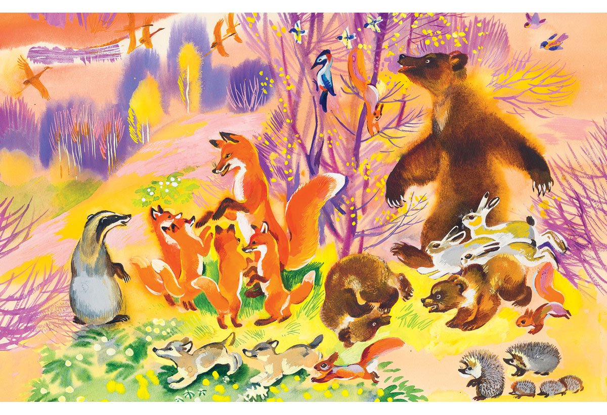 Осенние зверюшки для детей