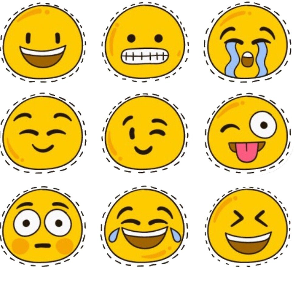 Стикеры смайлики