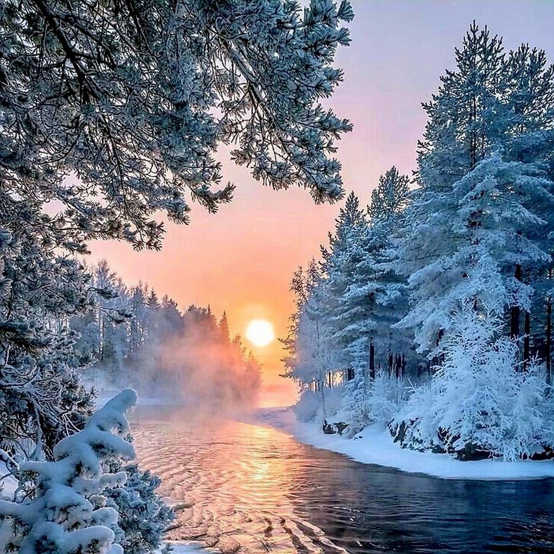 Волшебная зима фото фото красивого