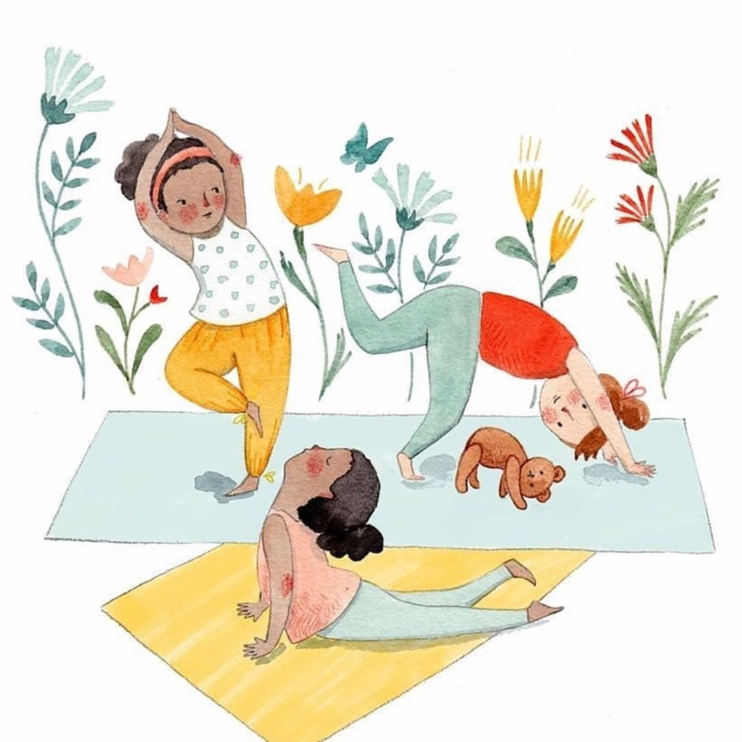 Смайлик в позе лотоса