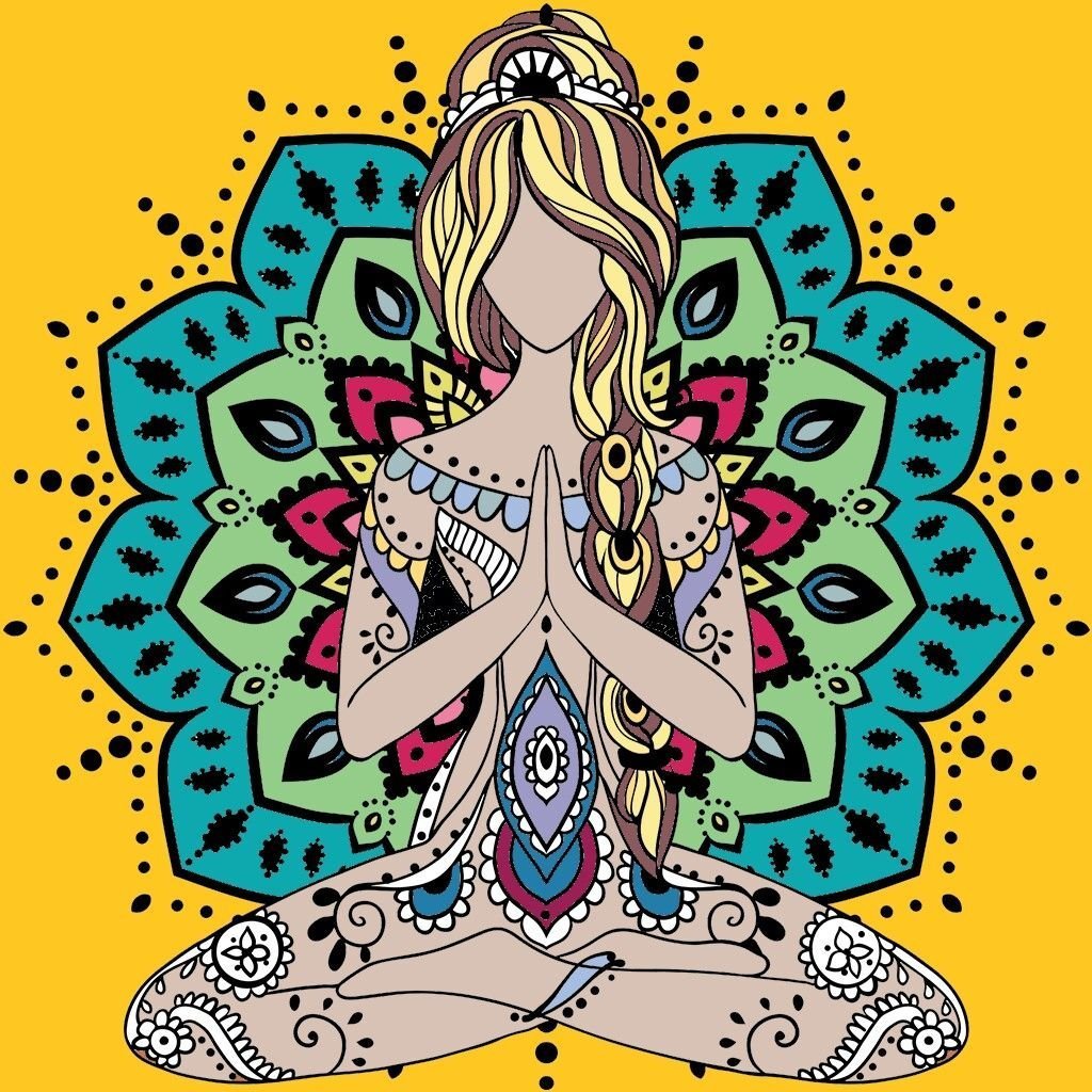 Йога иллюстрации