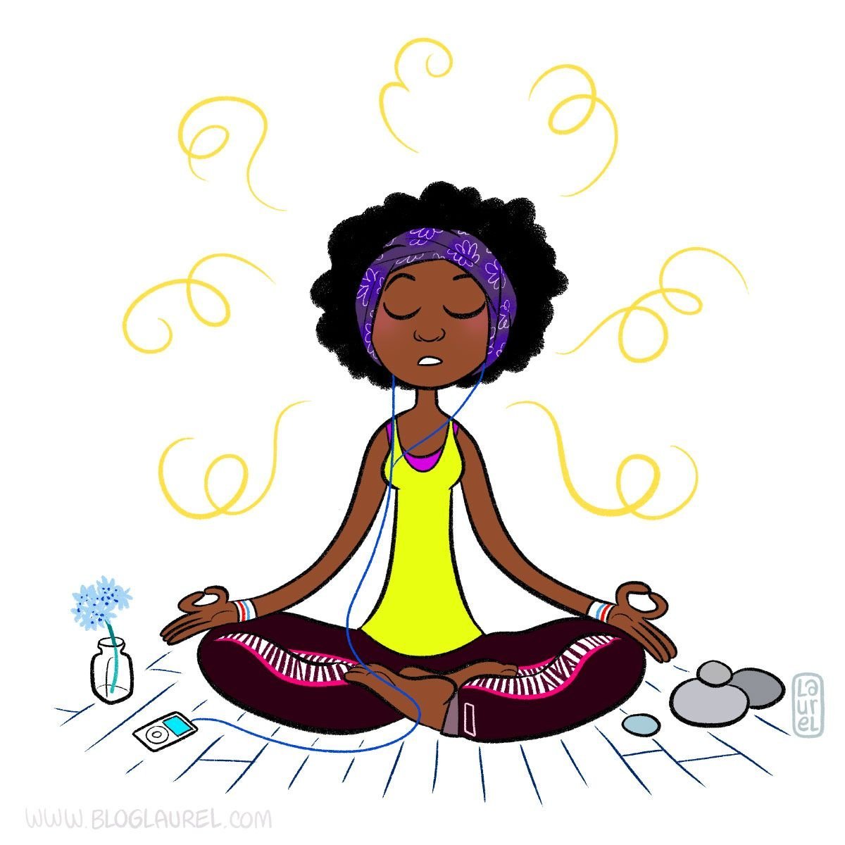 Йога рисунок