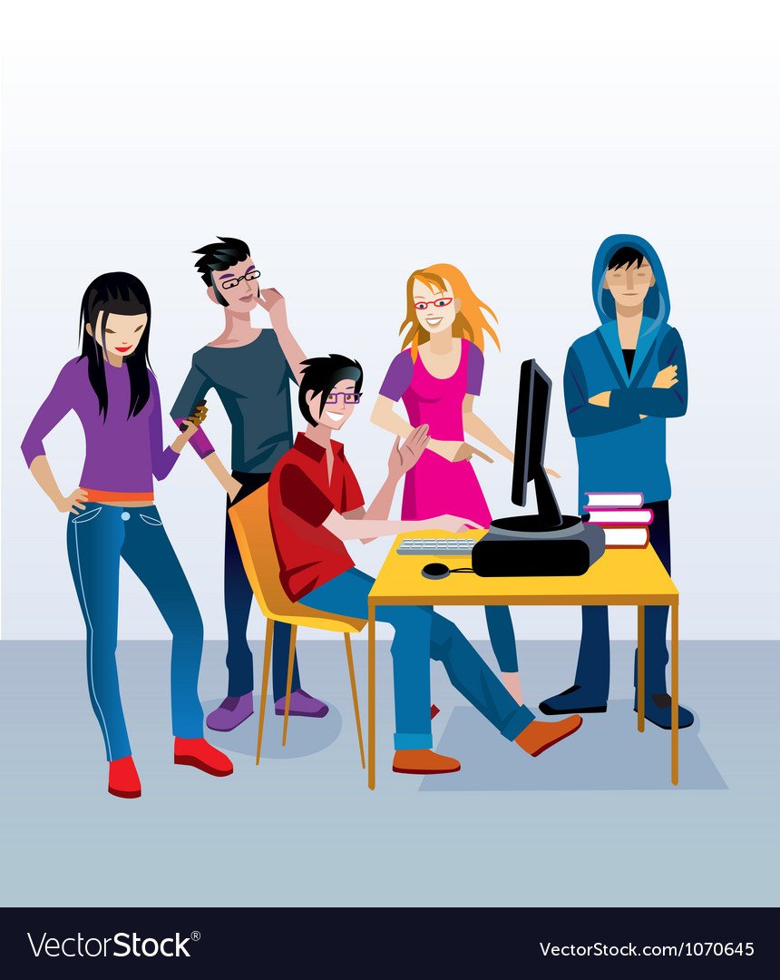 Студент рисунок