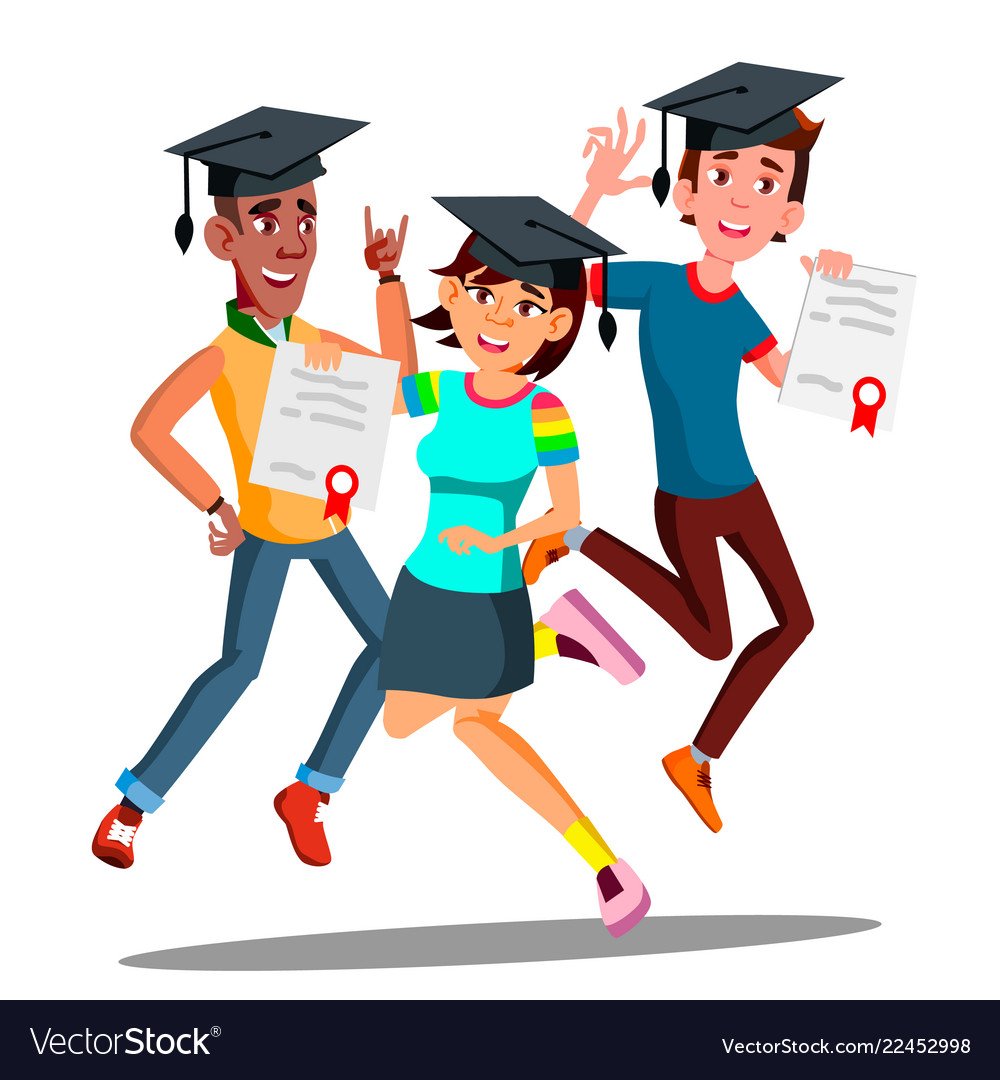 Студент мультяшный