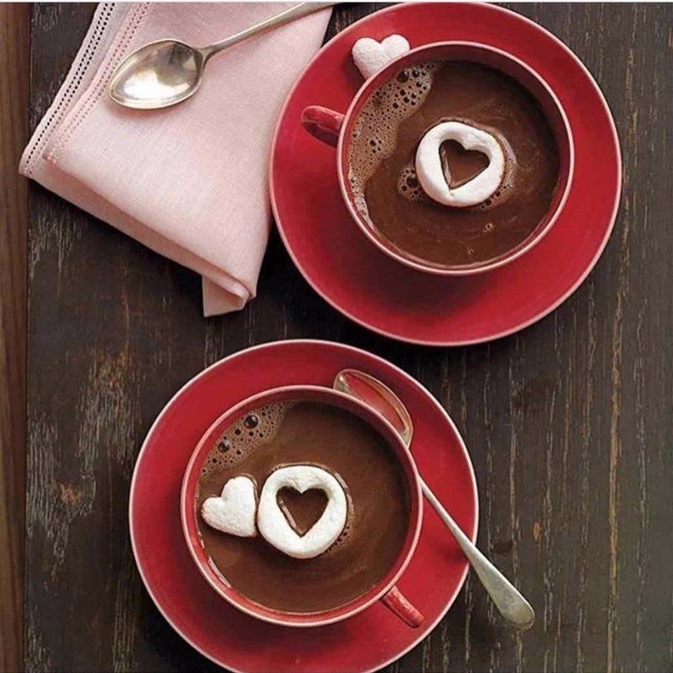 Доброе утро кофе с сердечком