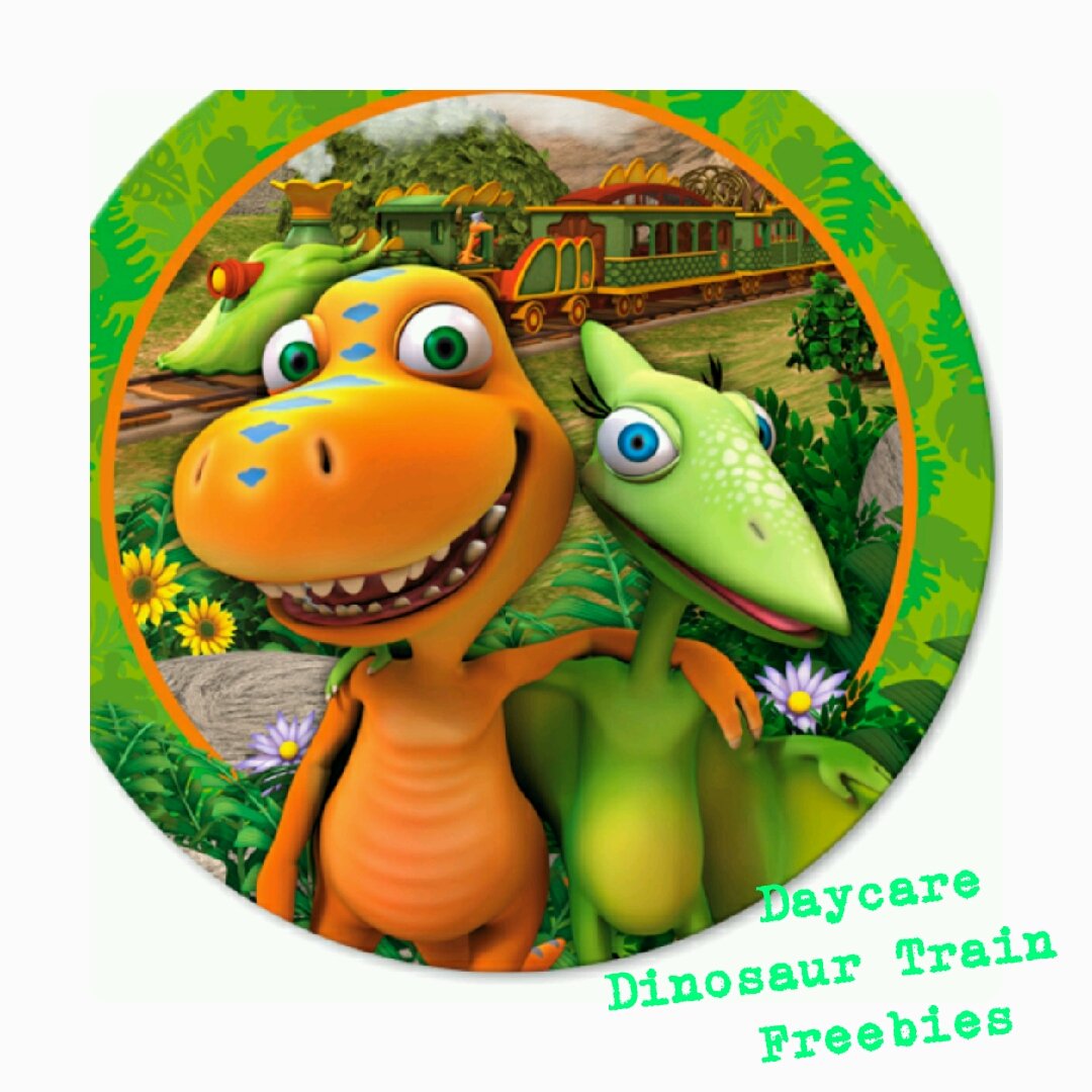 Торт с мультяшными динозаврами