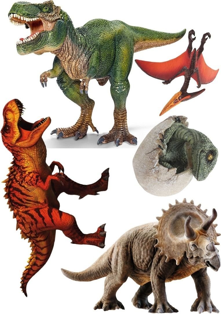 Торт с динозаврами для мальчика