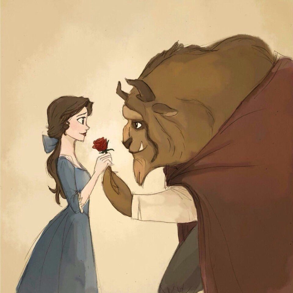 Красавица и чудовище Дисней