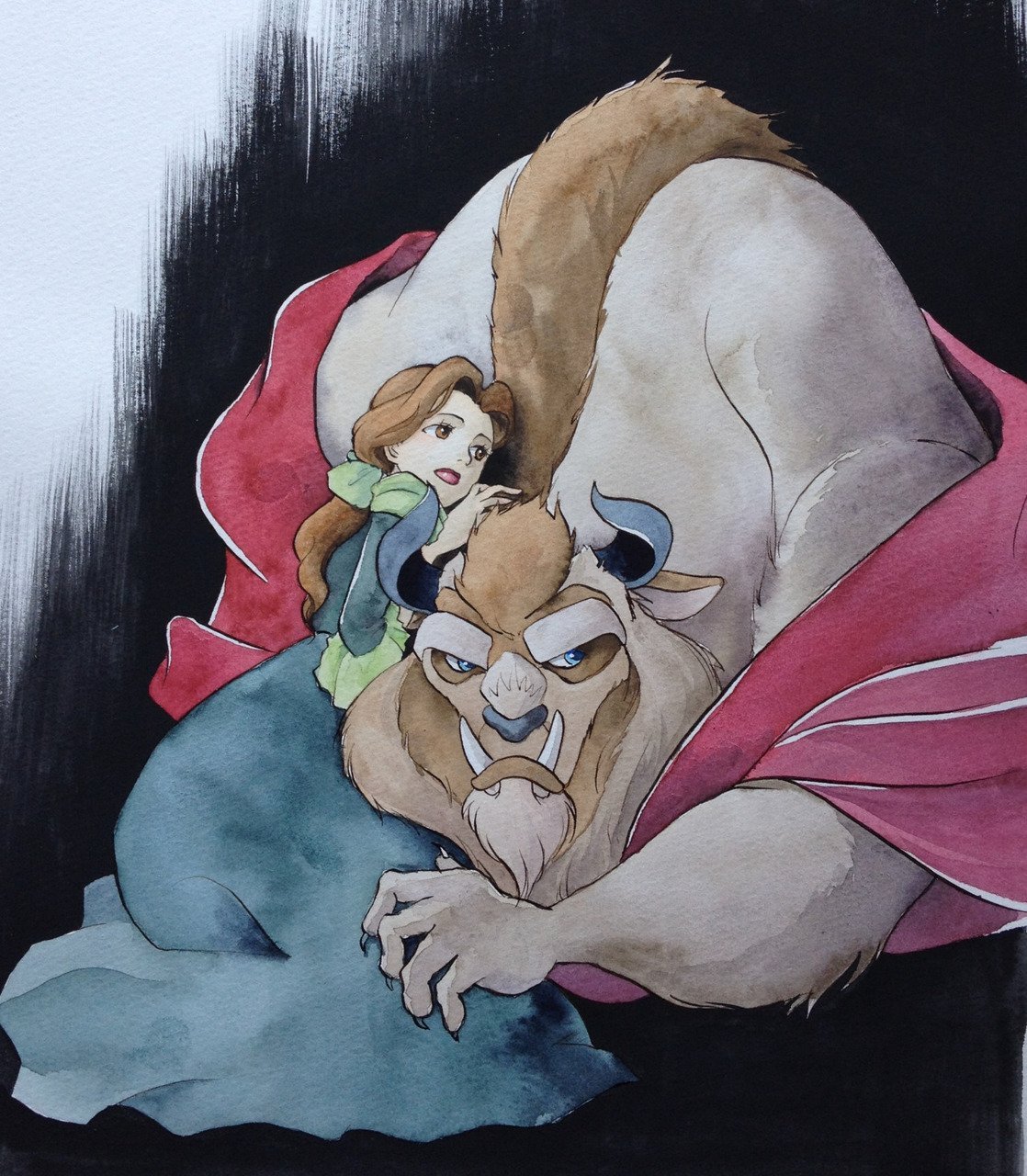 Аленький цветочек мультфильм Дисней