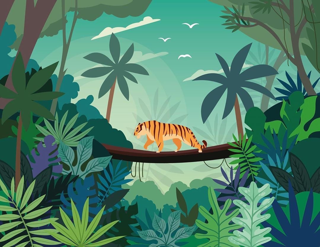 Джунгли мультяшные