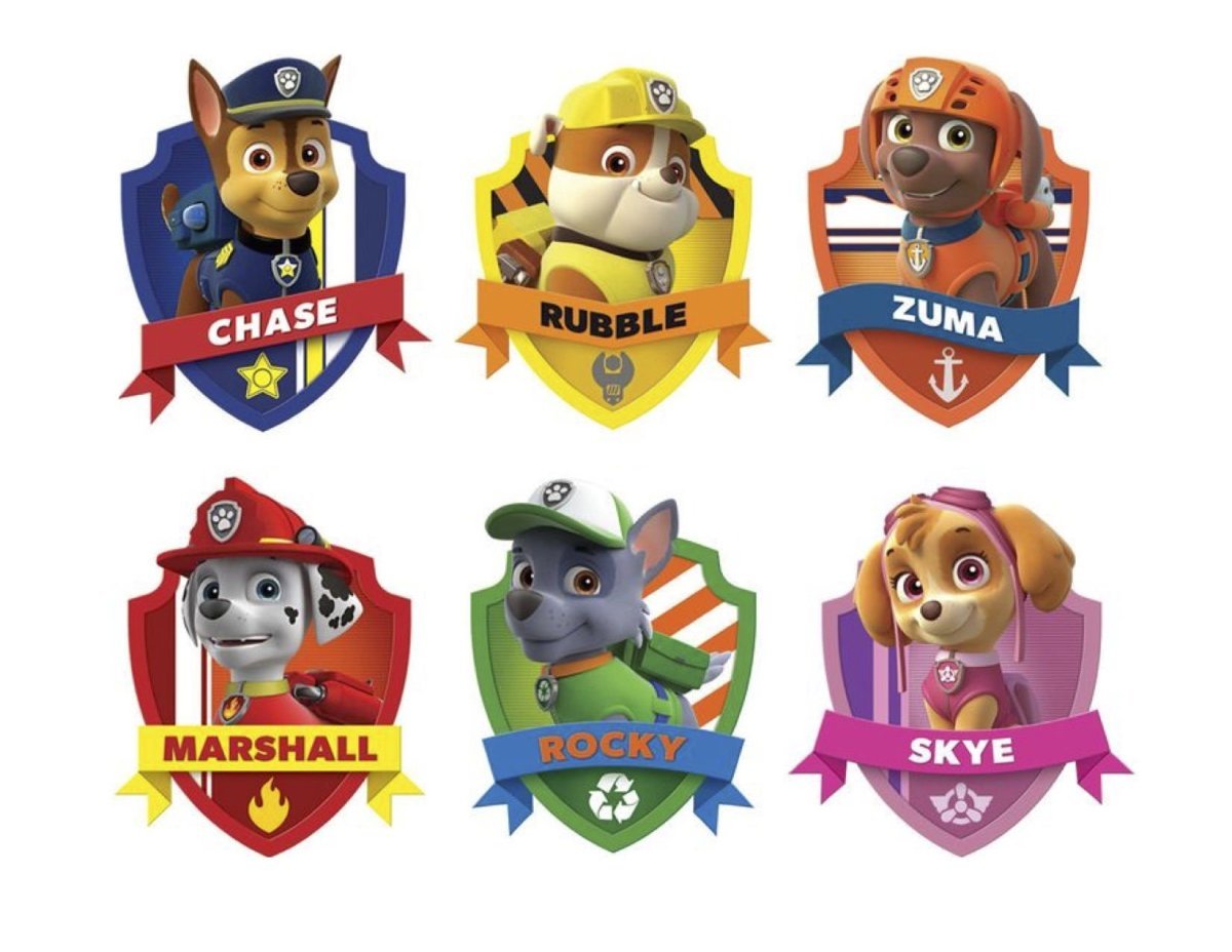Медальки Щенячий патруль