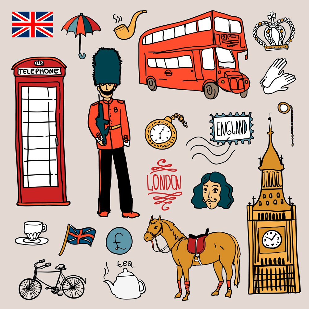 Символы Англии для детей