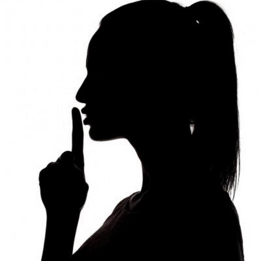 Палец к губам жест