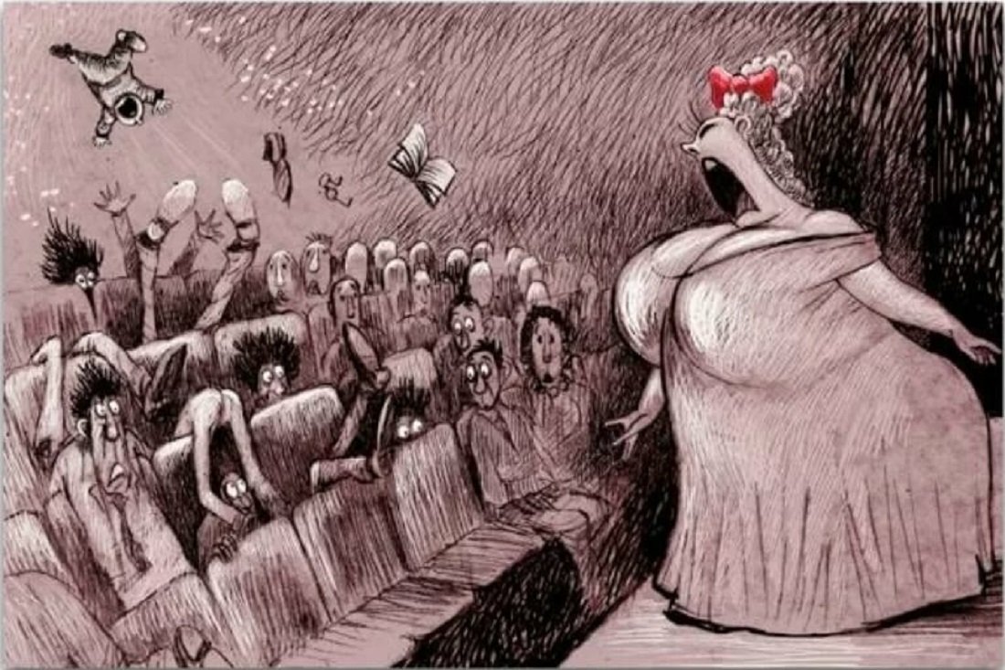 Театральная карикатура