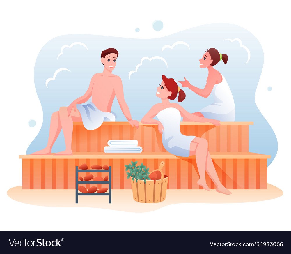 Банные процедуры иллюстрации