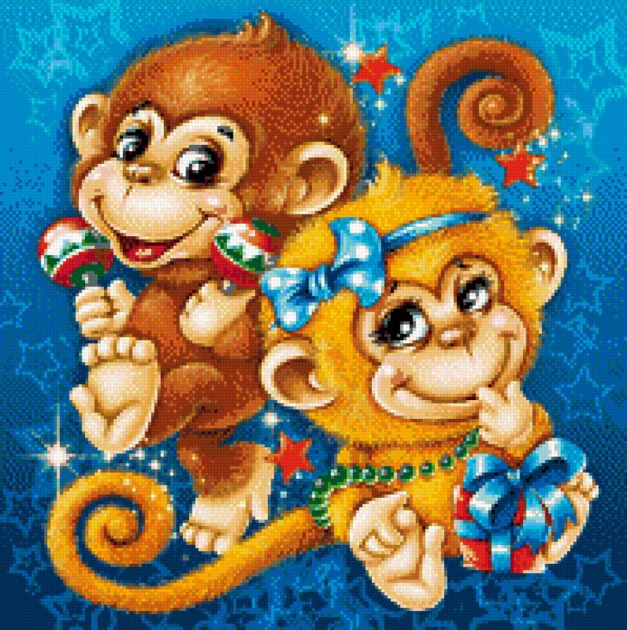 Обезьяна для срисовки