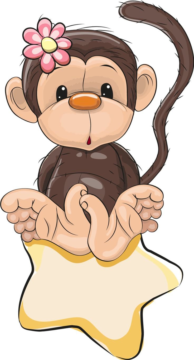 Обезьяна на бамбуке