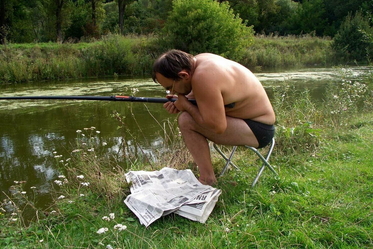 Рыбалка карикатуры