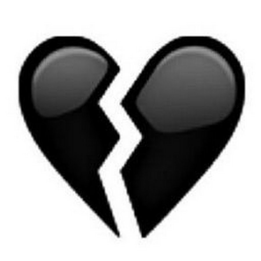 ЭМОДЖИ Хеарт Блэк