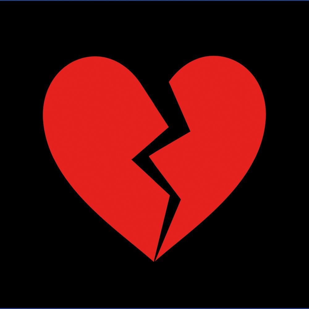 Чёрное разбитое сердце