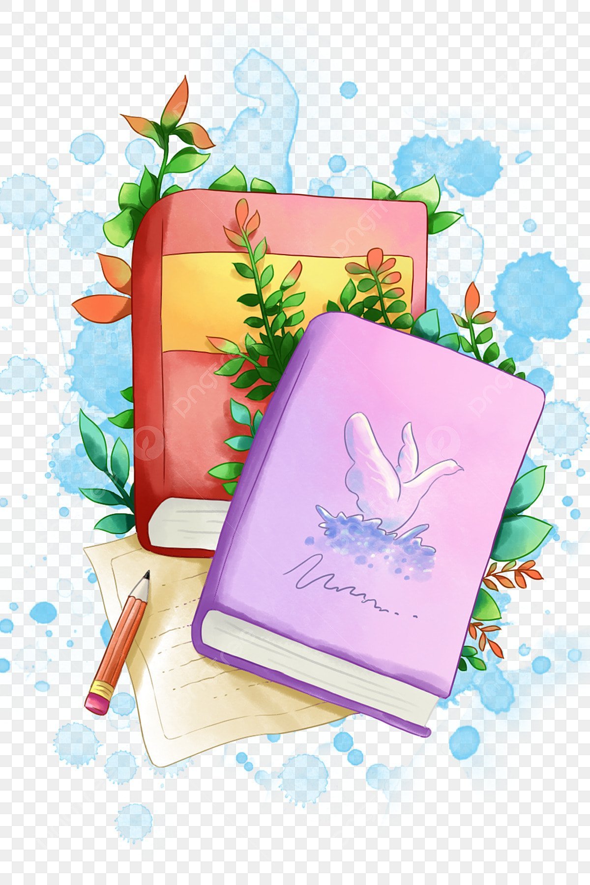 Акварельные иллюстрации к книгам