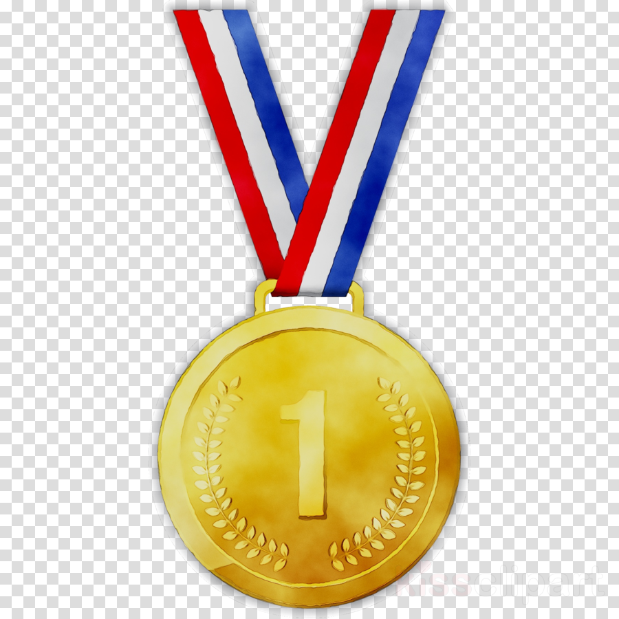 Медаль за первое место на прозрачном фоне