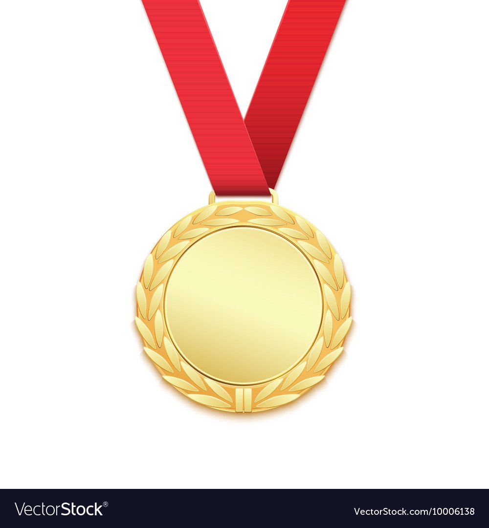 Медаль победитель на прозрачном фоне