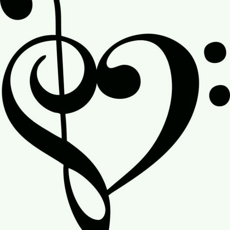 Скрипичный ключ и нотки