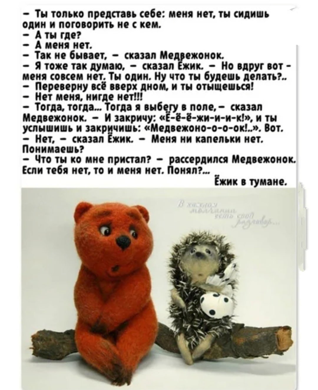 Ёжик и Медвежонок цитаты