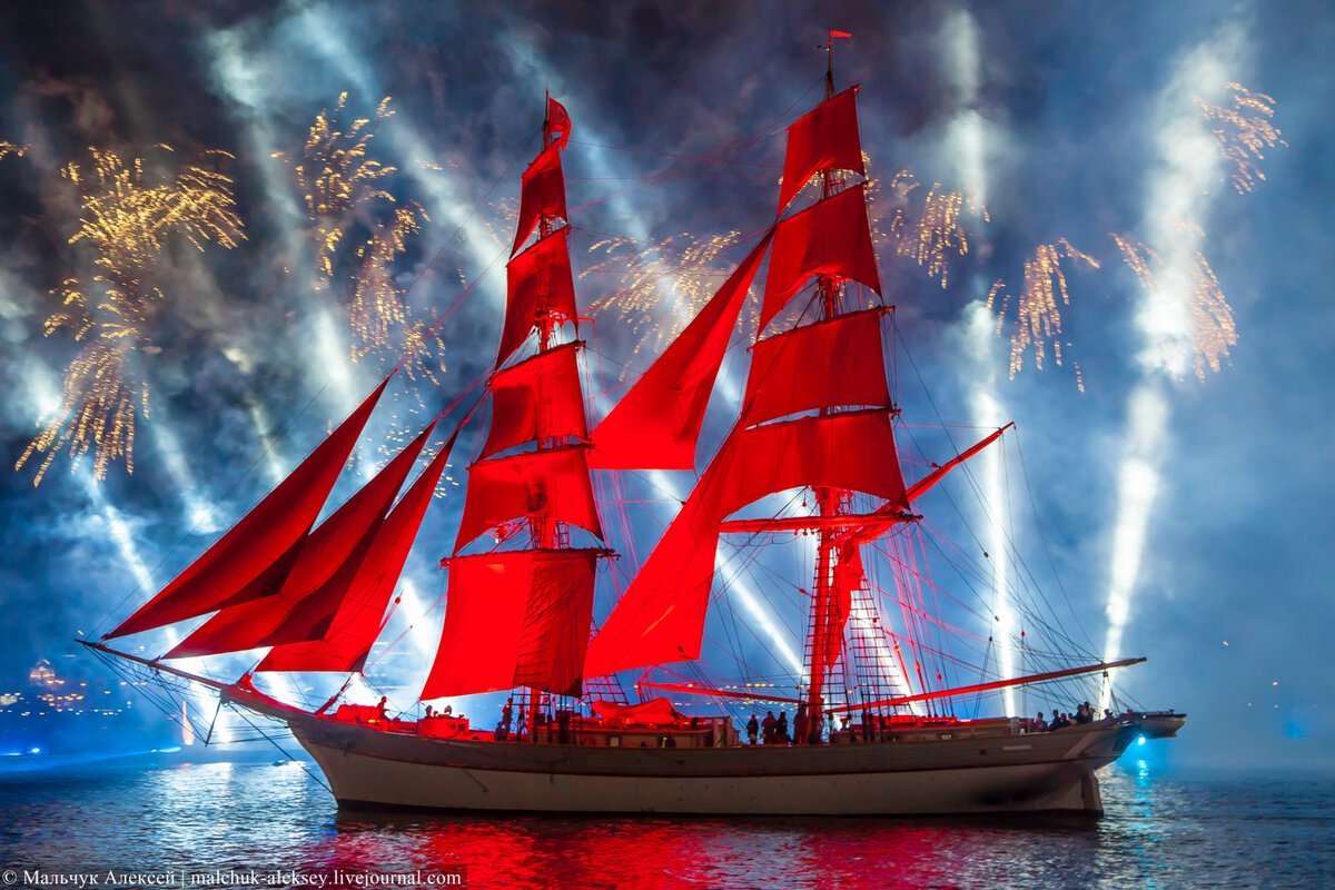 Корабли Бригантина Алые паруса