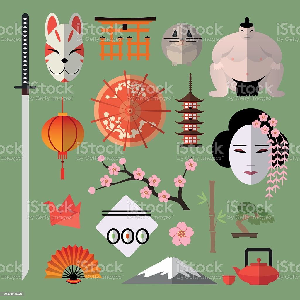 Ассоциации с Японией рисунки