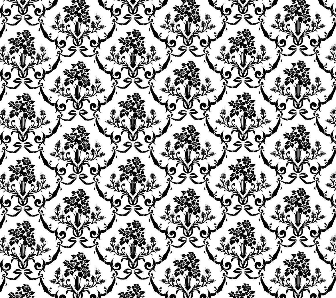 Бумага для скрапбукинга черно-белая