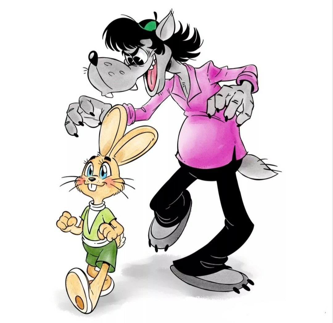 Герои мульфильма "ну! Погоди!"