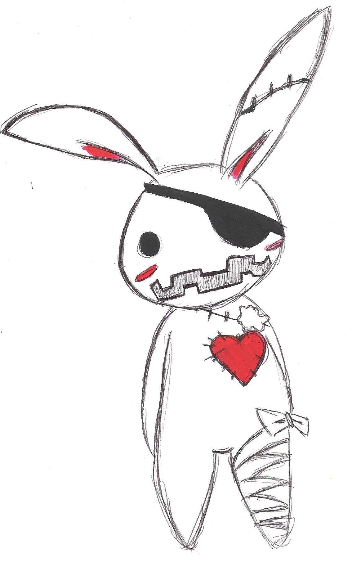 Милые кавайные кролики